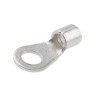 RS PRO Uninsulated Ring Terminal 10 Stud Size, 12 AWG to 10 AWG Wire Size, Copper Tin-Plated, Grey 809-2256