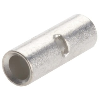 RS PRO Butt Splice Connector Uninsulated Copper Tin Plated 10 AWG 20mm Length 1mm Thickness 809-2388