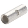 RS PRO Butt Splice Connector Uninsulated Copper Tin Plated 10 AWG 20mm Length 1mm Thickness 809-2388