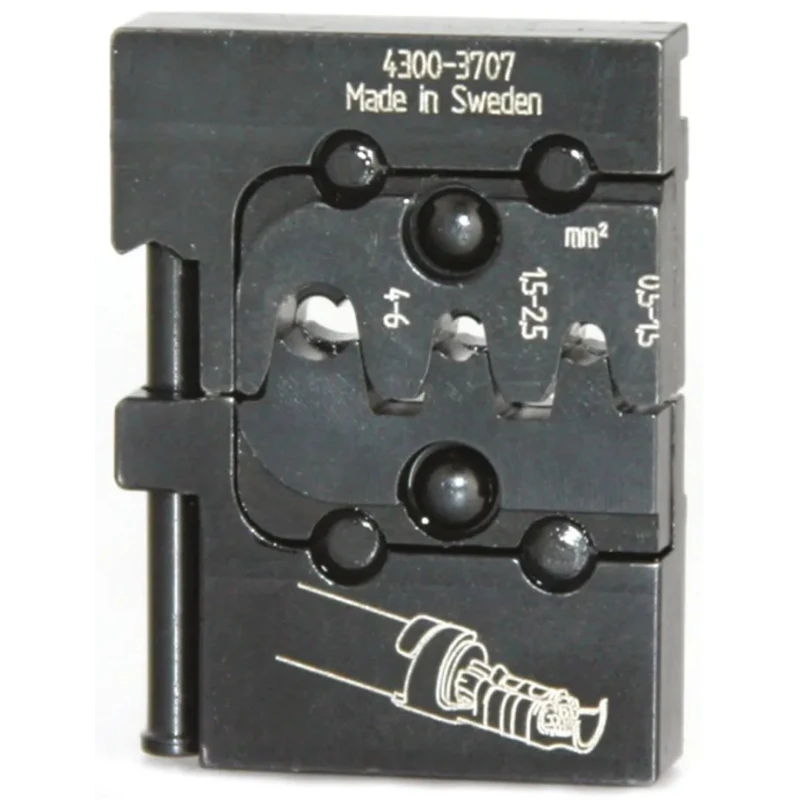 RS PRO Crimp Die Set Coaxial Type Crimp Die Insulated Black 810-0732