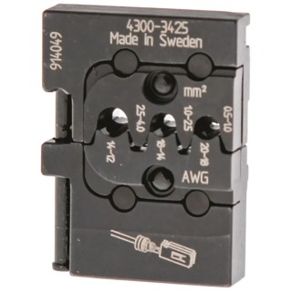 RS PRO Crimp Die Set Coaxial Type Crimp Die Insulated Black 810-0741