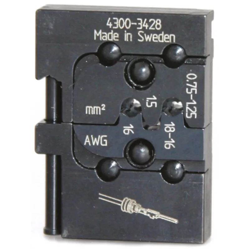 RS PRO Coaxial Type Crimp Die Set Insulated Black 810-0754