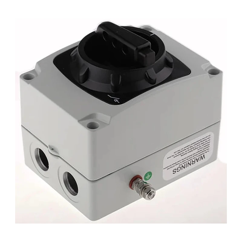Craig & Derricott 6-Pole DIN Rail Isolator Switch, 25A Current, 7.5 kW Power, Black Handle SDDG206EBZ22