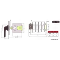 Craig & Derricott 3-Pole DIN Rail Isolator Switch IP65 63A 30 kW SDF00633NB