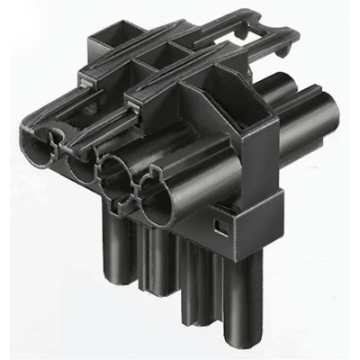 Wieland 4-Pole Cable Distribution Block Male, 20A, 2-Way, IP20 GST18i4