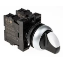 Eaton Maintained RMQ Titan Key Switch 22.5mm Cutout Diameter, 3-Position, 60° Throw Angle 216520 M22-WRK3/K20