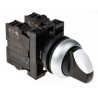 Eaton Maintained RMQ Titan Key Switch 22.5mm Cutout Diameter, 3-Position, 60° Throw Angle 216520 M22-WRK3/K20