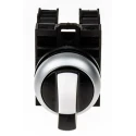 Eaton Maintained RMQ Titan Key Switch 22.5mm Cutout Diameter, 3-Position, 60° Throw Angle 216520 M22-WRK3/K20