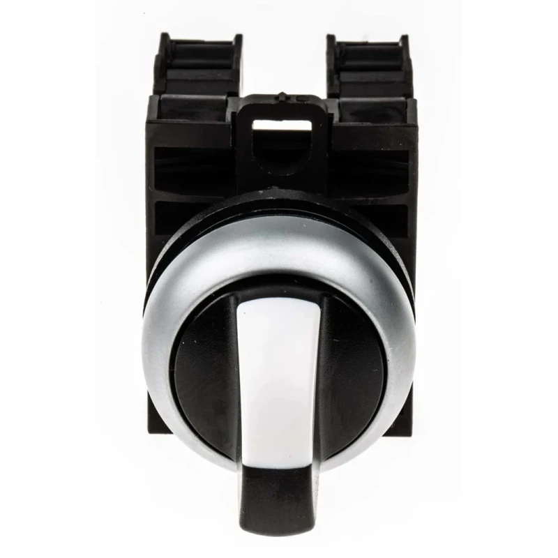 Eaton Maintained RMQ Titan Key Switch 22.5mm Cutout Diameter, 3-Position, 60° Throw Angle 216520 M22-WRK3/K20