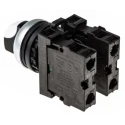 Eaton Maintained RMQ Titan Key Switch 22.5mm Cutout Diameter, 3-Position, 60° Throw Angle 216520 M22-WRK3/K20
