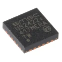 Microchip USB2422-I/MJ Controller IC 1-Channel 480 Mbps Single Supply 3-3.6V USB 2.0 24-Pin SQFN USB2422-I/MJ