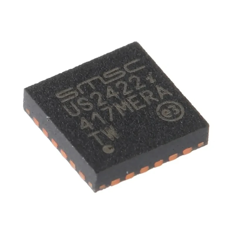 Microchip USB2422-I/MJ Controller IC 1-Channel 480 Mbps Single Supply 3-3.6V USB 2.0 24-Pin SQFN USB2422-I/MJ