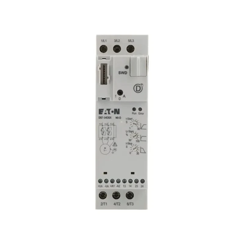 Eaton DS7 Soft Start 480V AC, 11 kW, 3 Phase, IP20, Vertical Mount DS7-34DSX024N0-D