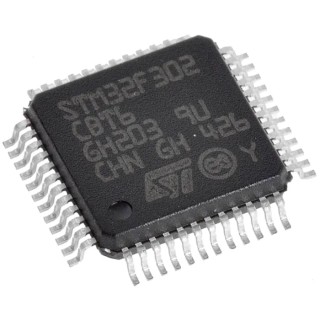 STMicroelectronics STM32F3 Series 32-bit ARM Cortex M4 Microcontroller 72 MHz 128kB FLASH 48-Pin LQFP STM32F302CBT6