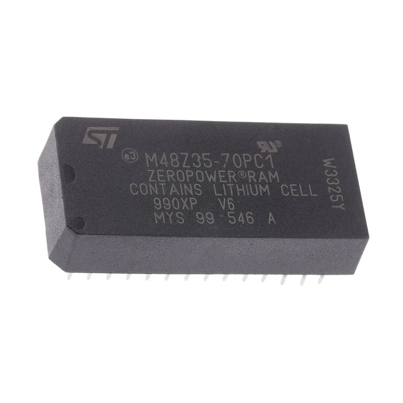 STMicroelectronics 256 kB 5 ns Non-Volatile SRAM NVRAM 28-Pin PCDIP M48Z35-70PC1