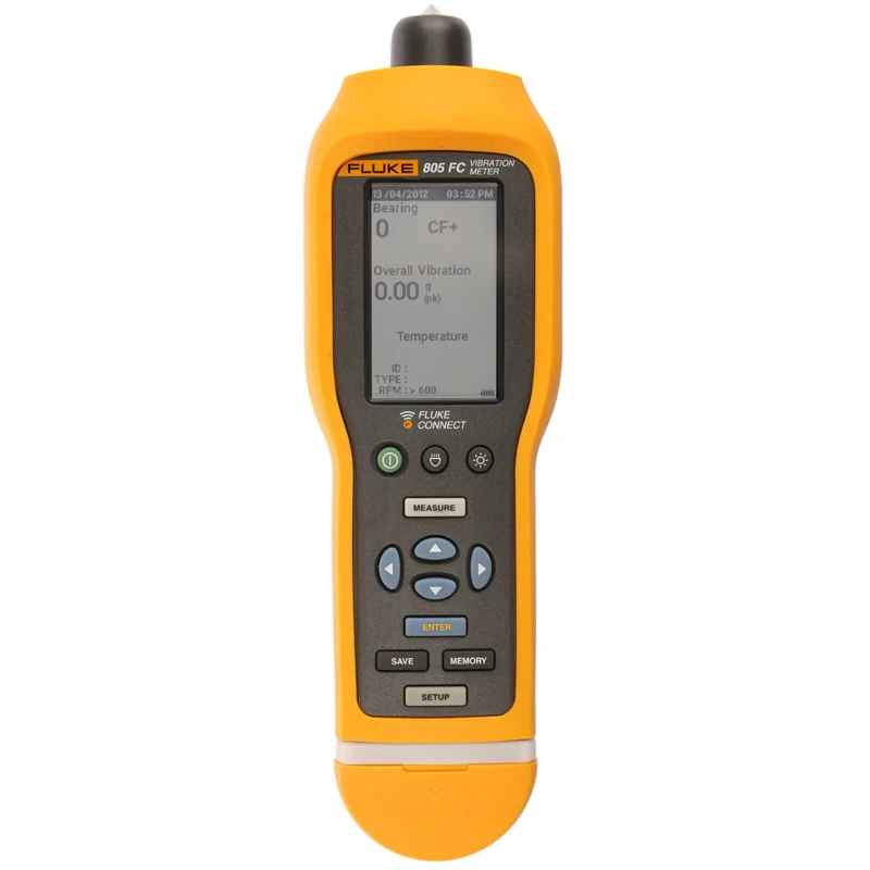 Fluke Handheld Diagnostic Vibration Meter for Acceleration Displacement Velocity with 100g Max Acceleration FLUKE 805 FC
