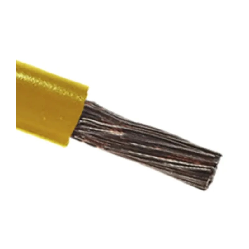 RS PRO Yellow 6 mm² 10 AWG Hook Up Wire 84/0.3mm Core Strands 100 m Length Polyvinyl Chloride Jacket 811-1460