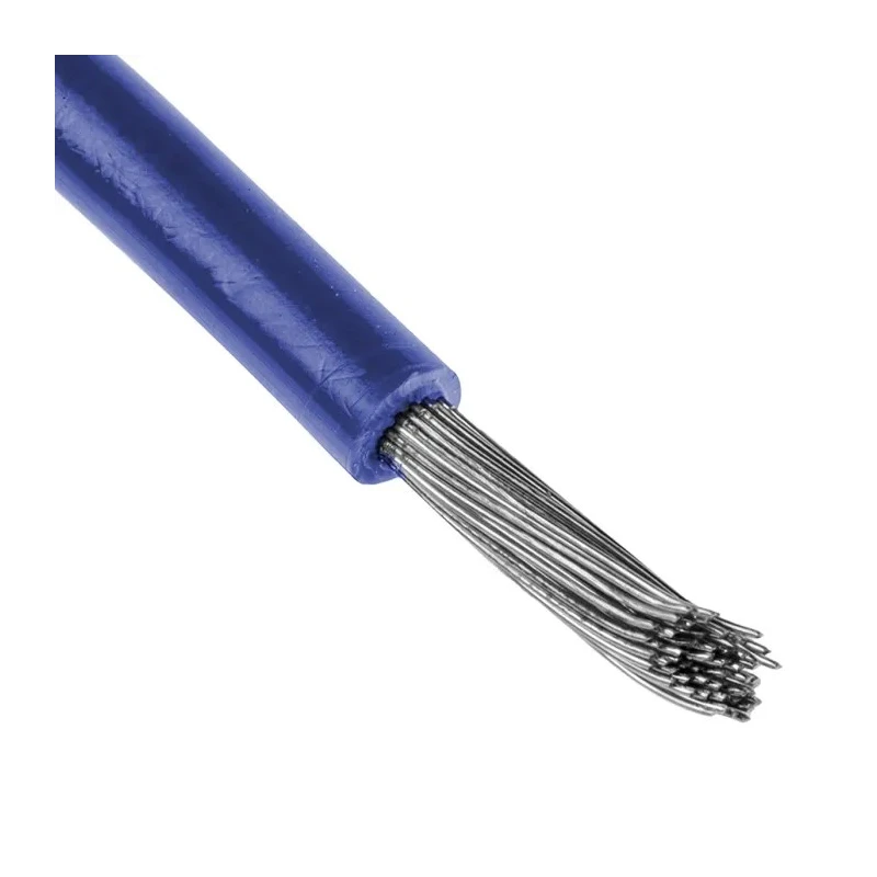 RS PRO Blue 6 mm² Tri-Rated Hook Up Wire, 10 AWG, 78 x 0.295 mm Core Strands, 100 m Length, 1 kV, Polyvinyl 811-1476