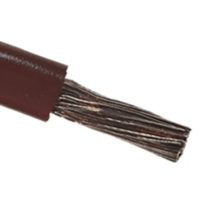 RS PRO Brown 6 mm² 10 AWG Hook Up Wire, 78 x 0.295 mm Strands, 1 kV Voltage, 100 m Length, Polyvinyl Chloride 811-1489