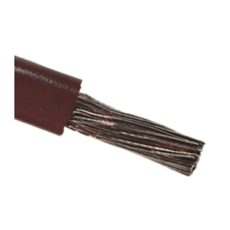 RS PRO Brown 6 mm² 10 AWG Hook Up Wire, 78 x 0.295 mm Strands, 1 kV Voltage, 100 m Length, Polyvinyl Chloride 811-1489