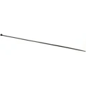 RS PRO Cable Tie, Non-Releasable, 610 mm x 9 mm, Black Polyamide 66, UV Resistant, Flame Retardant, 784N Tensile 811-1524