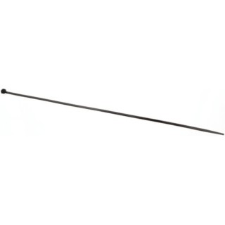 RS PRO Cable Tie, Non-Releasable, 610 mm x 9 mm, Black Polyamide 66, UV Resistant, Flame Retardant, 784N Tensile 811-1524
