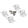 Fibox ARCA Series Steel Wall Bracket for Use with ARCA Series Cabinet 49 mm x 34 mm x 56 mm WMK ARCA 40 SMALL