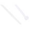 RS PRO Non-Releasable Cable Tie 300 mm Length x 4.8 mm Width, Natural Polyamide 66, Flame Retardant, UV Resistant 811-1537