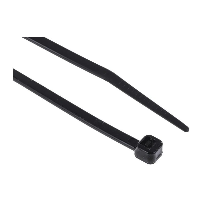 RS PRO Heat Stabilised Cable Tie Black Polyamide 66 203 mm x 3.6 mm 811-1596