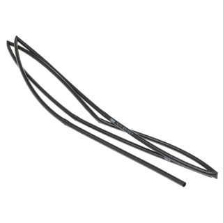 3M Halogen Free Heat Shrink Tubing Black 3mm Sleeve Diameter 1m Length 3:1 Shrink Ratio GTI-3000 Series TE100046032