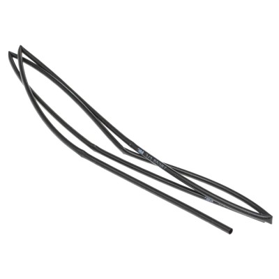 3M Halogen Free Heat Shrink Tubing Black 3mm Sleeve Diameter 1m Length 3:1 Shrink Ratio GTI-3000 Series TE100046032