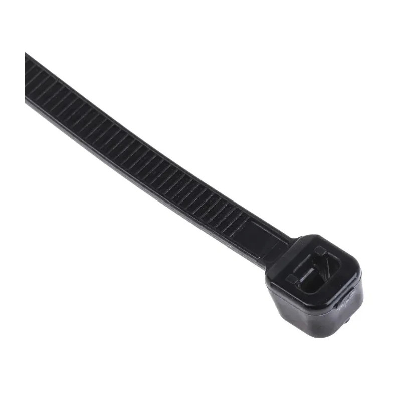 RS PRO Heat Stabilised Cable Tie Black Polyamide 66 203 mm x 3.6 mm 811-1596