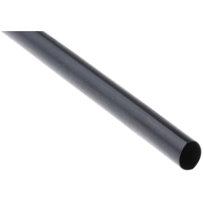 3M Halogen Free Heat Shrink Tubing Black 9 mm Sleeve Diameter x 1m Length 3:1 Ratio GTI-3000 Series TE100046271