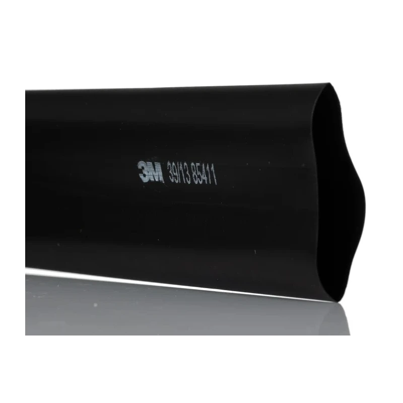 3M Halogen Free Heat Shrink Tubing Black 39 mm Sleeve Diameter x 1m Length 3:1 Ratio GTI-3000 Series TE100046115