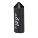 3M Heat Shrink Boot End Cap Polyolefin Adhesive Backing Black 10 mm SKE4