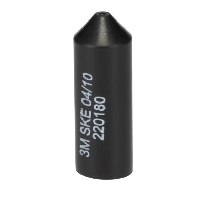 3M Heat Shrink Boot End Cap Polyolefin Adhesive Backing Black 10 mm SKE4