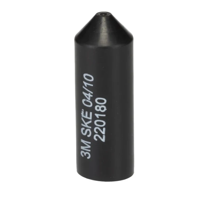 3M Heat Shrink Boot End Cap Polyolefin Adhesive Backing Black 10 mm SKE4
