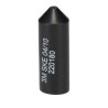 3M Heat Shrink Boot End Cap Polyolefin Adhesive Backing Black 10 mm SKE4
