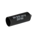3M Heat Shrink Boot End Cap Polyolefin Adhesive Backing Black 10 mm SKE4