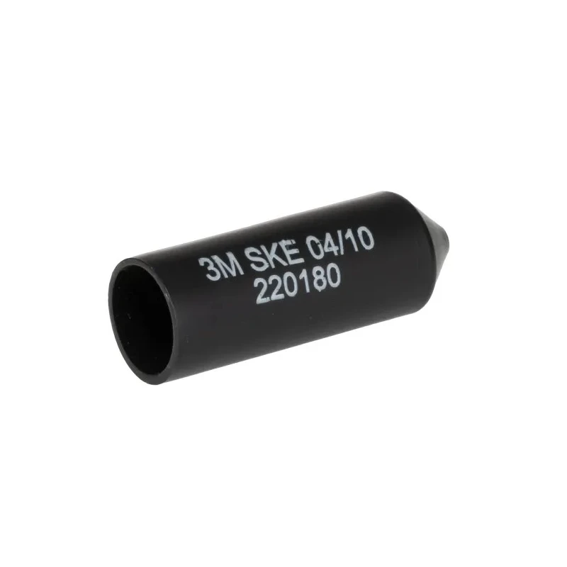 3M Heat Shrink Boot End Cap Polyolefin Adhesive Backing Black 10 mm SKE4