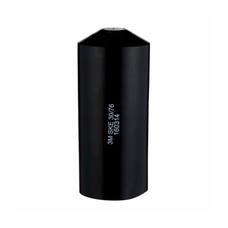 3M Polyolefin Heat Shrink Boot End Cap with Adhesive Backing Black 10 mm SKE30