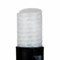 3M Silicone Rubber Cold Shrink Tubing Black 67.8 mm Sleeve Diameter x 229 mm Length 8420 Series KE232082476