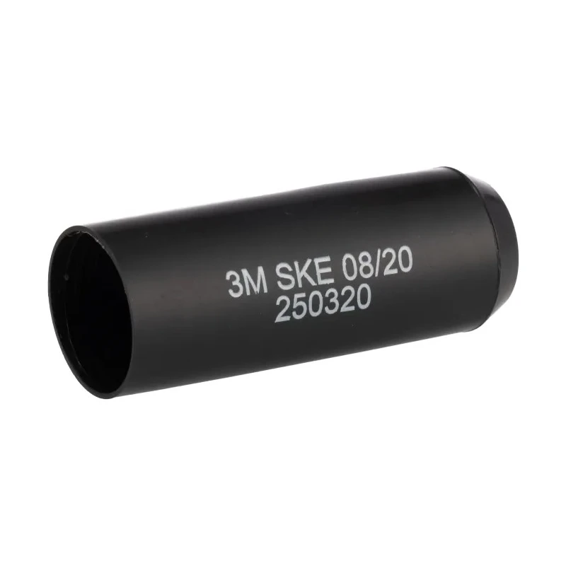 3M Heat Shrink Boot End Cap Black Polyolefin Adhesive Backing 20 mm DE272919478