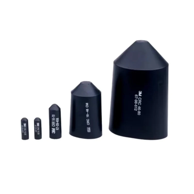 3M Heat Shrink Boot End Cap Black Polyolefin Adhesive Backing 20 mm DE272919478