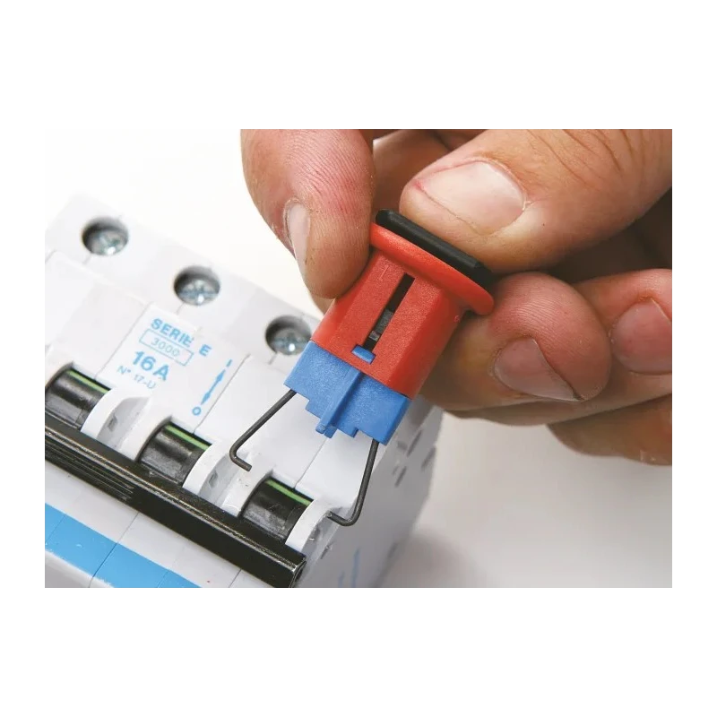 Brady Red 1-Lock Lockout Glass Reinforced Nylon Miniature Circuit Breaker Switch Lockouts, 7.14 mm 090848
