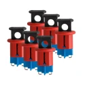 Brady Red 1-Lock Lockout Glass Reinforced Nylon Miniature Circuit Breaker Switch Lockouts, 7.14 mm 090848