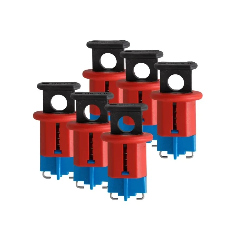 Brady Red 1-Lock Lockout Glass Reinforced Nylon Miniature Circuit Breaker Switch Lockouts, 7.14 mm 090848