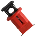 Brady Red 1-Lock Lockout Glass Reinforced Nylon Miniature Circuit Breaker Switch Lockouts, 7.14 mm 090851