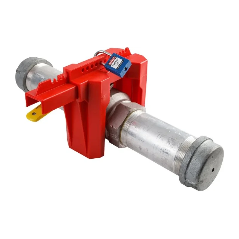 Brady Red 4-Lock Lockout Polypropylene Ball Valve Lockout 7.24 mm 800111
