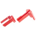 Brady Red 4-Lock Lockout Polypropylene Ball Valve Lockout 7.95 mm 800110